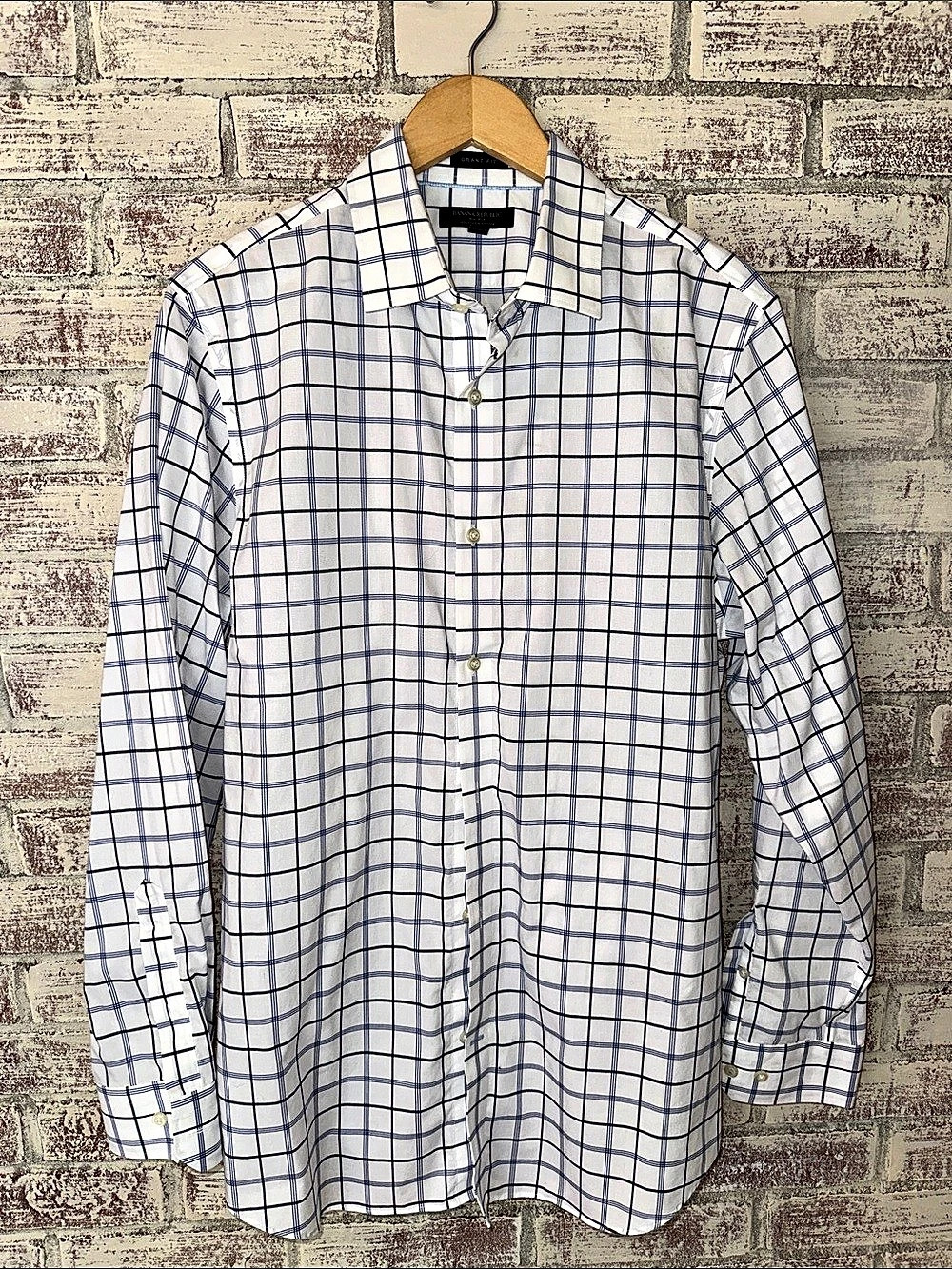 Banana Republic Checkered Dress Shirt